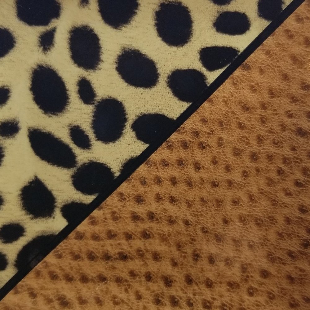 Brown Leopard Print, Glazed Ceramic Trinket, Soap, or Candle Dish - Picture 5 of 5
